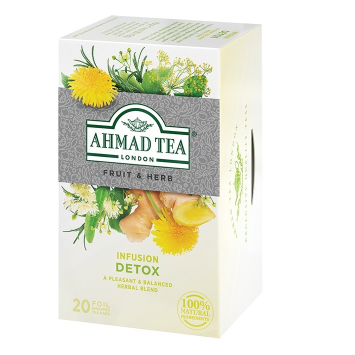 Ahmad Tea Cleansing Detox Билков чай x 20 филтърни пакетчета