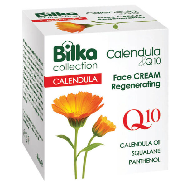 Bilka Calendula Регенериращ крем за лице с Q10 40 мл