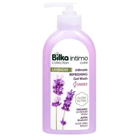 Bilka Intimo Care Освежаващ интимен гел с органик лавандулова вода 200 мл