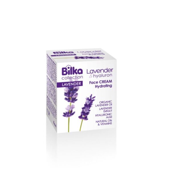 Bilka Lavender & Hyaluron Хидратиращ крем за лице 40 мл