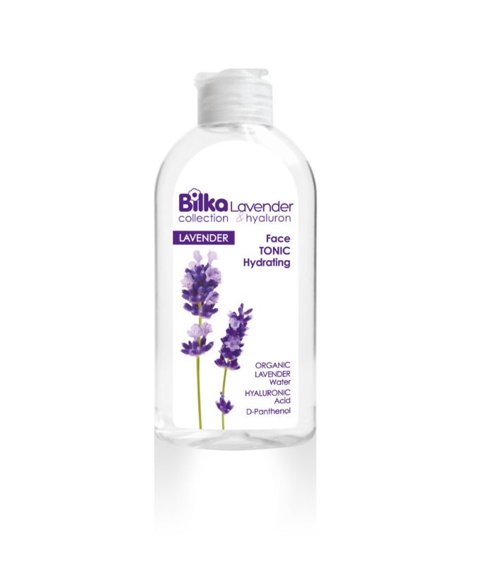 Bilka Lavender & Hyaluron Хидратиращ тоник за лице 200 мл