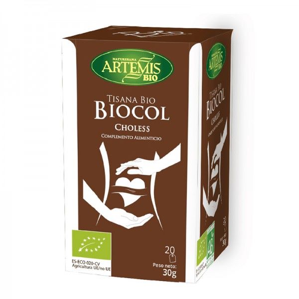 Biocol Artemis Bio Чай за нормализиране нивото на холестерола 30 г х 20 филтърни пакетчета