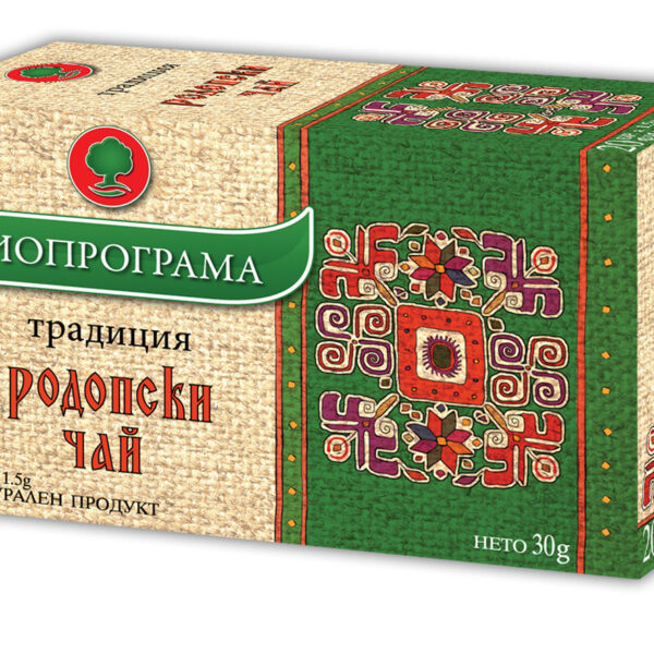 Биопрограма Традиция Родопски чай х 20 бр