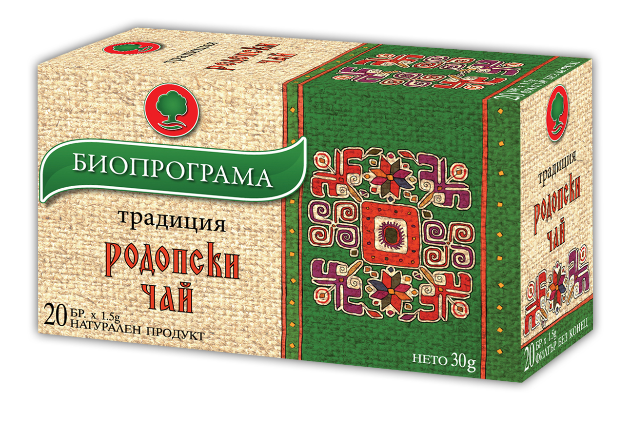 Биопрограма Традиция Родопски чай х 20 бр