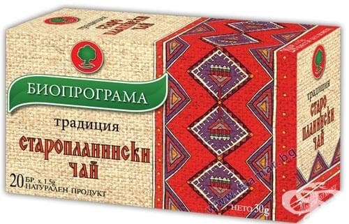 Биопрограма Традиция Старопланински чай х 20 бр