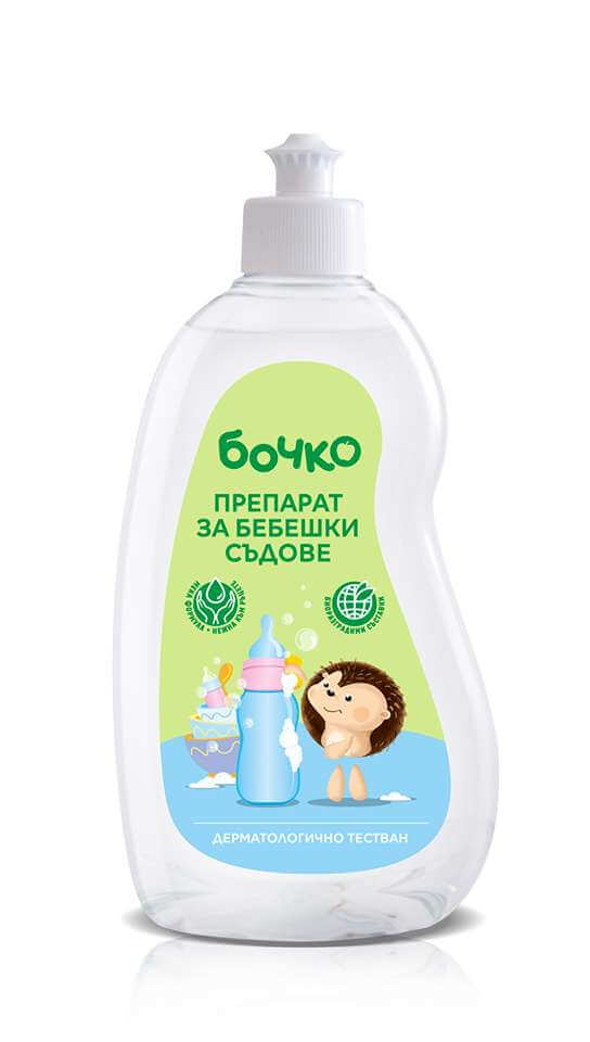 Бочко Препарат за бебешки съдове 500 мл