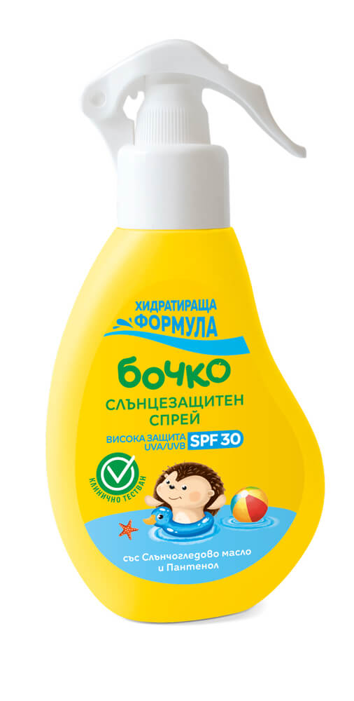 Бочко Слънцезащитен спрей SPF30 0+ 150 мл