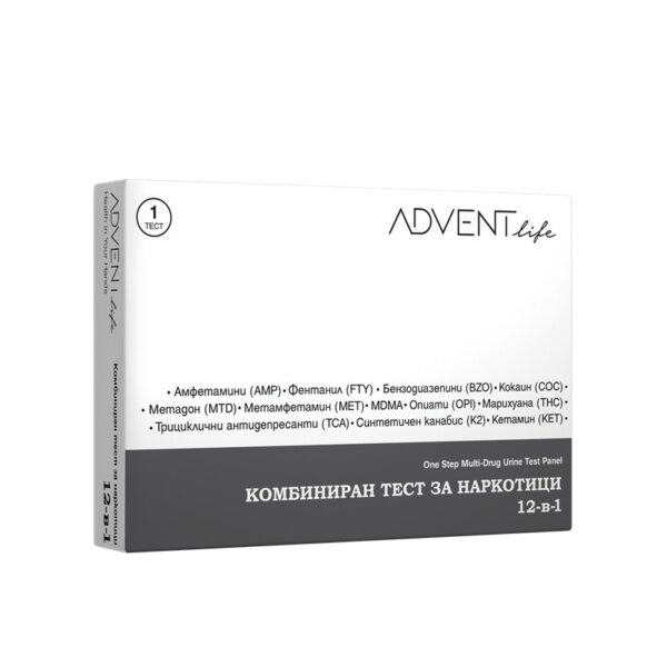 Комбиниран тест за наркотици Advent Life 12 в 1