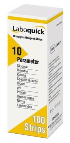 Laboquick Тест-ленти за урина 10 показателя, 100 бр. — Koroglu Medical