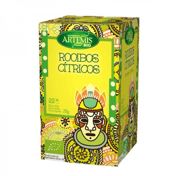 Rooibos Citrioos — чай ройбос с цитруси, био, 20 филтърни пакетчета, Artemis Bio