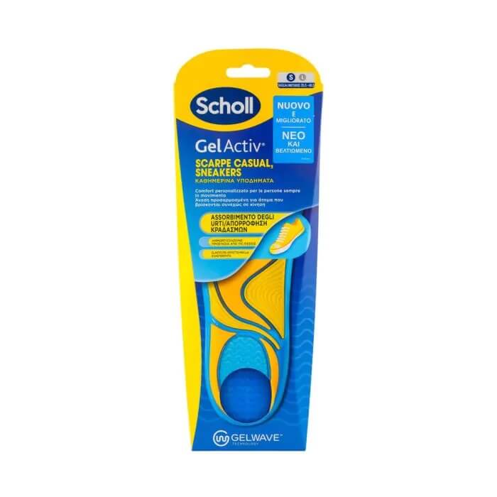 Scholl Gel Activ Casual стелки за ежедневни обувки за жени, размер 35.5–40.5