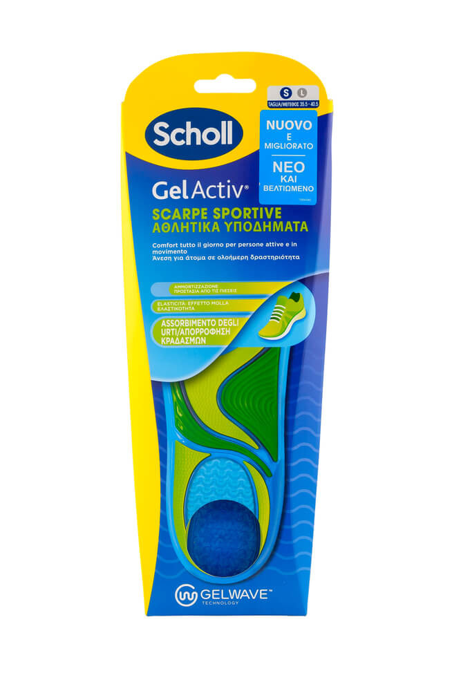 Scholl Gel Activ Sport стелки за спортни обувки за жени, 1 чифт
