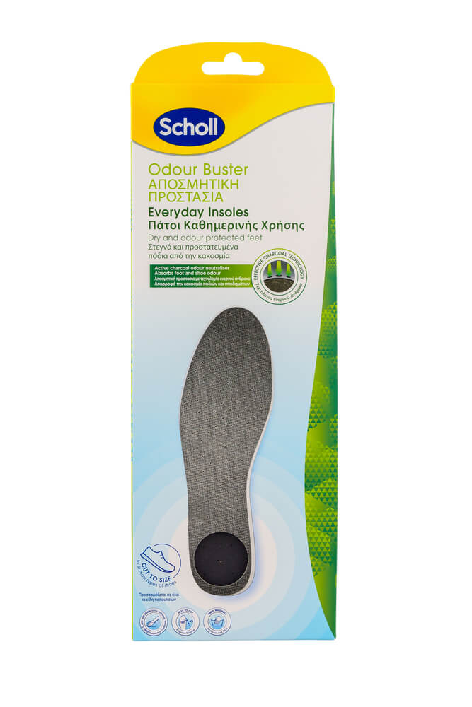 Scholl Odour Buster Ежедневни стелки против изпотяване и миризма — 1 чифт