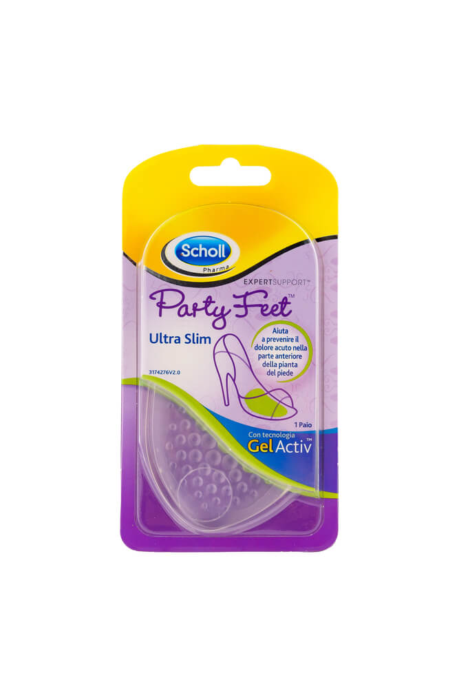 Scholl Party Feet Ultra Slim Силиконови възглавнички за дамски обувки, 1 чифт