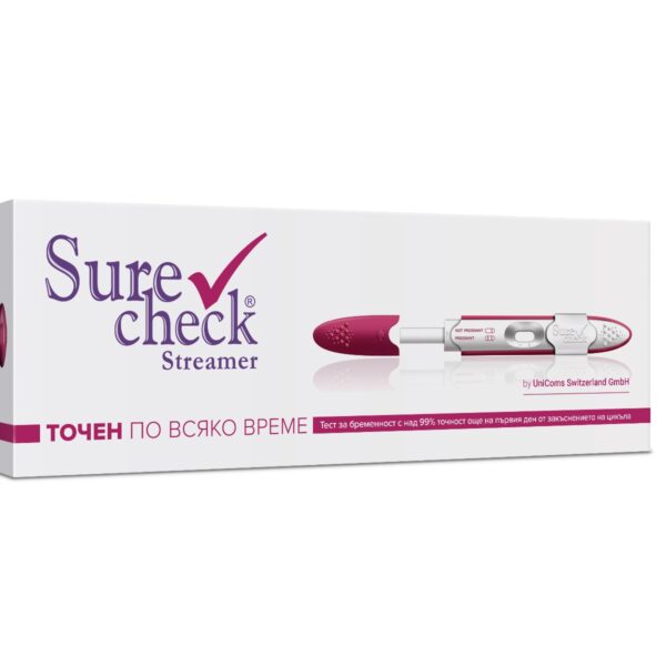 SureCheck Streamer Тест за бременност писалка х1 бр