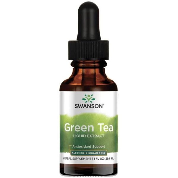 Swanson Green Tea Liquid Extract – Течен екстракт от зелен чай, 29,6 мл