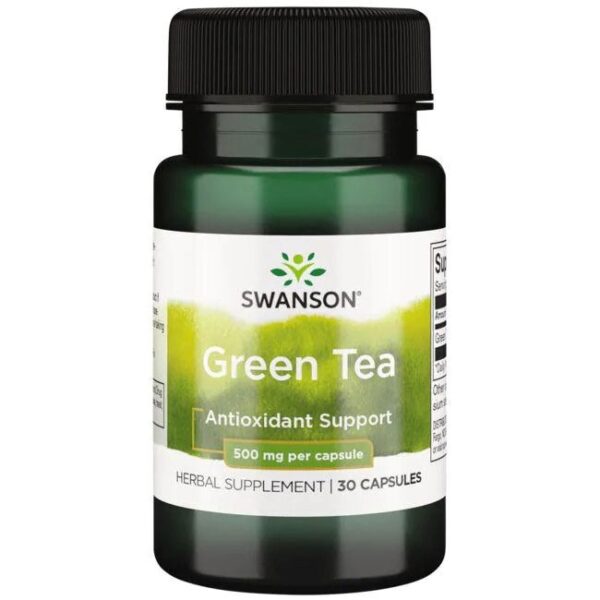 Swanson Green Tea Зелен чай 500 мг x 30 капсули