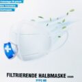 Virshields Санитарни маски FFP2 бели, 10 броя