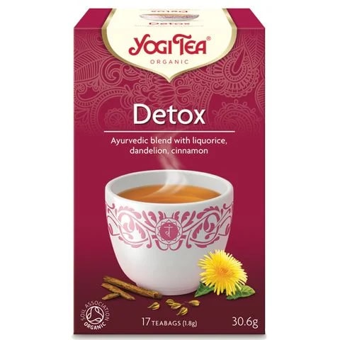Yogi Tea Детокс аюрведичен био чай, 17 пакетчета