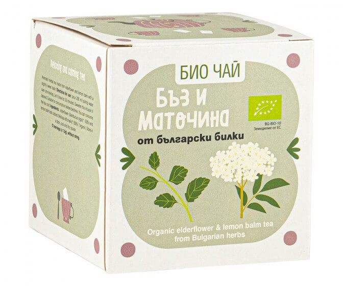 Zoya BG Pure Natural Био чай Бъз и маточина филтър х 12