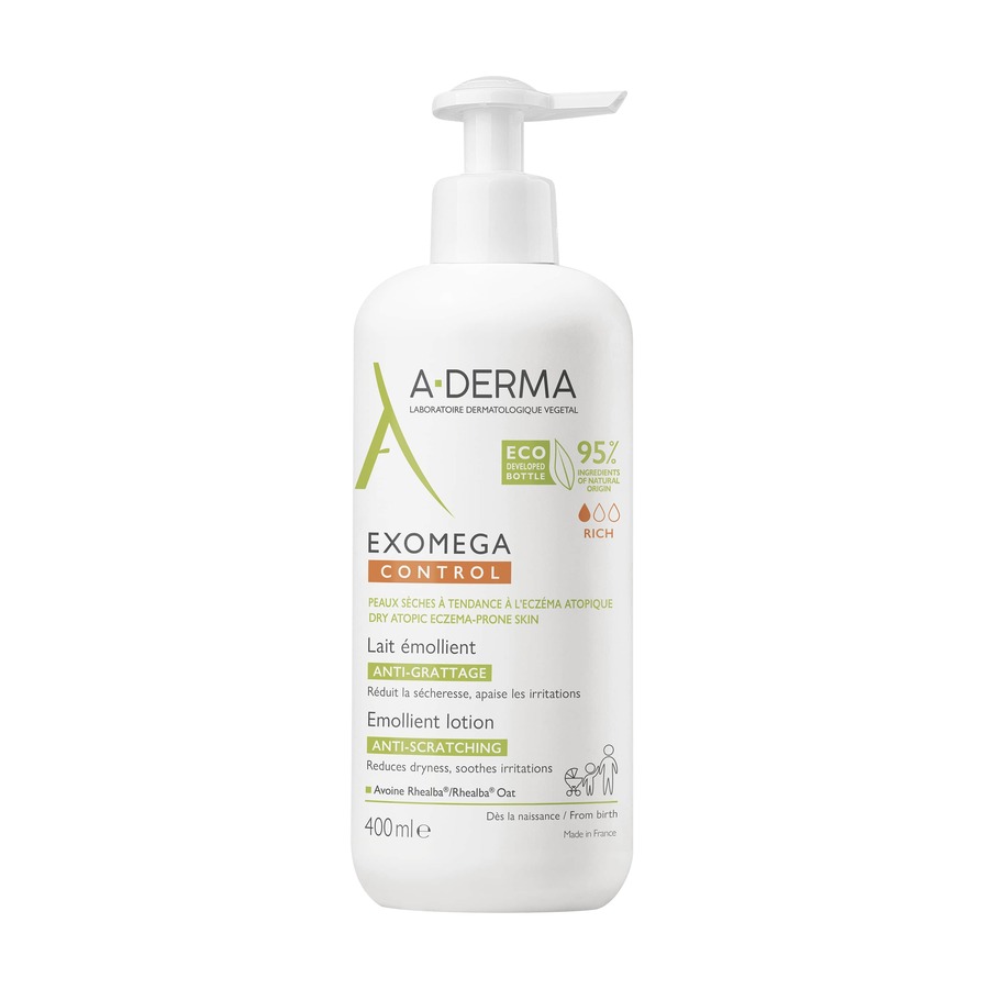 A-Derma Exomega Control Емолиентно мляко за суха и атопична кожа 400 мл