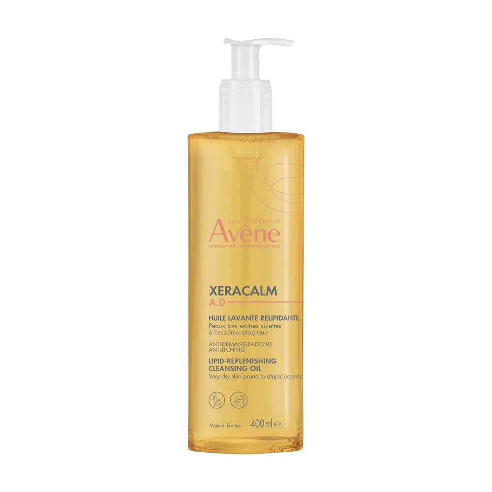 Avene XeraCalm A.D Релипидиращото измиващо олио за кърмачета, деца и възрастни 400 мл