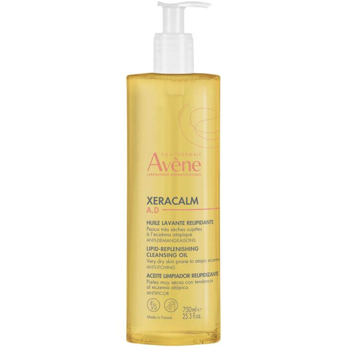 Avene XeraCalm A.D Релипидиращото измиващо олио за кърмачета, деца и възрастни 750 мл