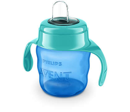 Avent Чаша със силиконов улей синя 6М+ 200 мл