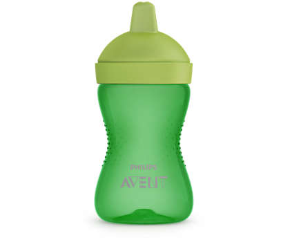 Avent Чаша с твърд накрайник My Grippy зелена 18М+ 300 мл