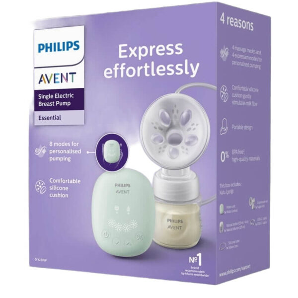Avent Eлектрическа помпа за изцеждане на кърма Essential SCF323/11
