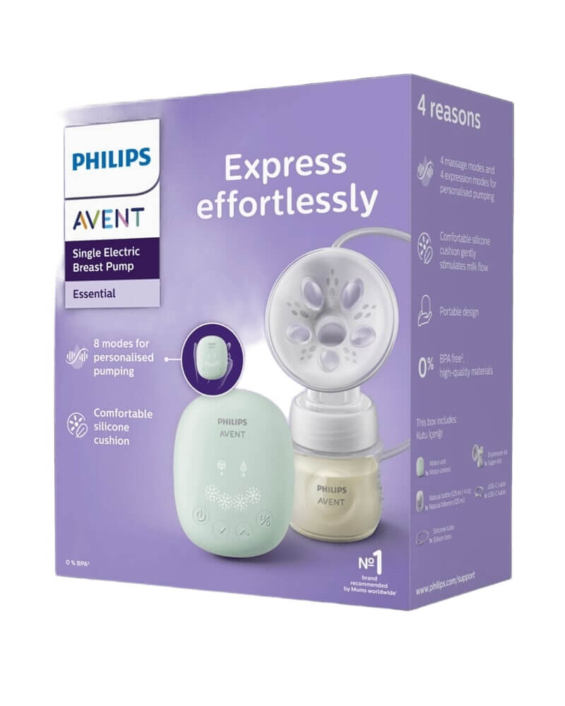 Avent Eлектрическа помпа за изцеждане на кърма Essential SCF323/11