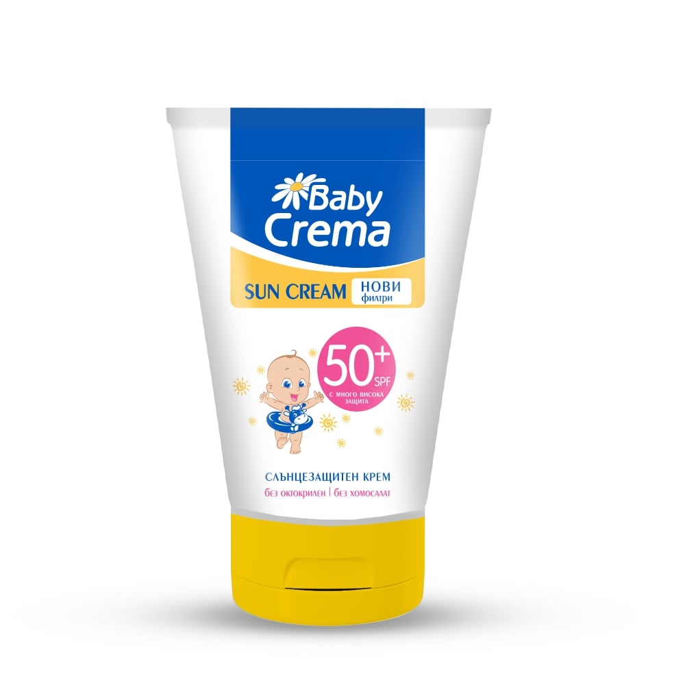 Baby Crema Слъцезащитен крем за бебета и деца SPF50+ 100 мл