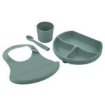 BabyJem Силиконов комплект за хранене мента - Image 2