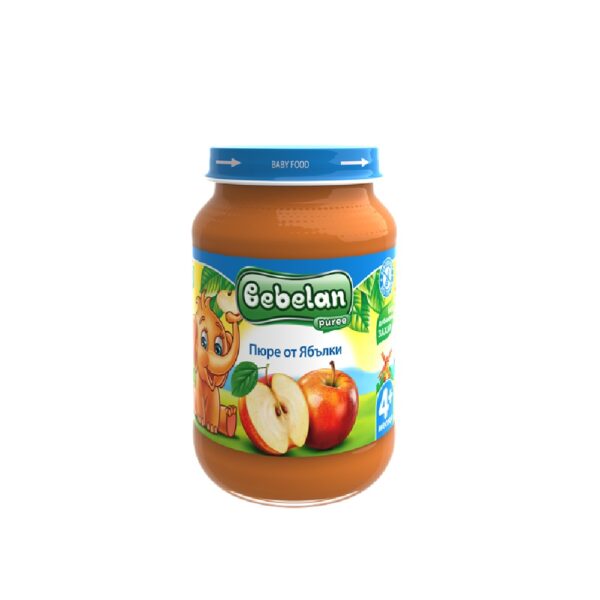 Bebelan Пюре от ябълки 4М+ 190 гр