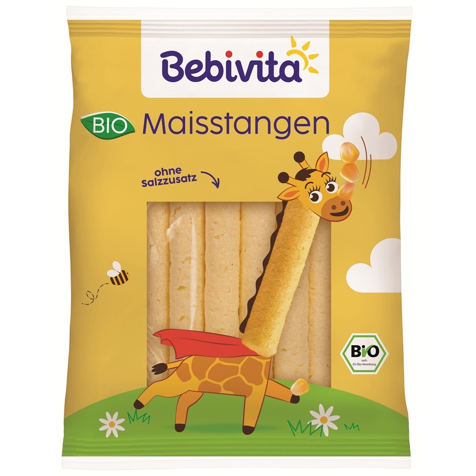 Bebevita Био царевични пръчици 3Г+ 40 гр