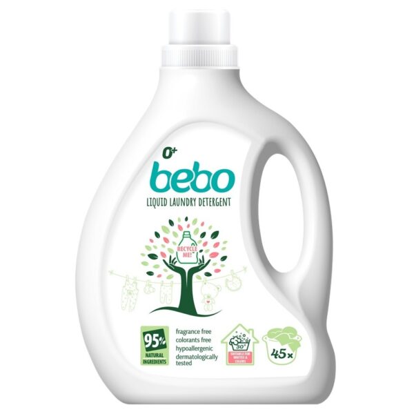 Bebo Еко Течен перилен препарат без аромат 1.8 л