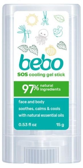 Bebo SOS Охлаждащ гел-стик за лице и тяло 15 г