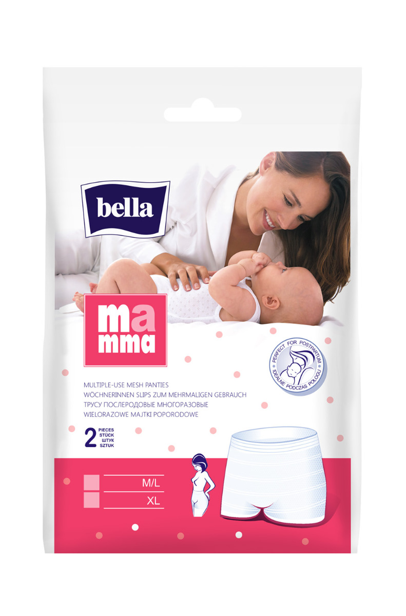 Bella Mamma Еластични гащи за родилки за многократна употреба M/L х 2 бр