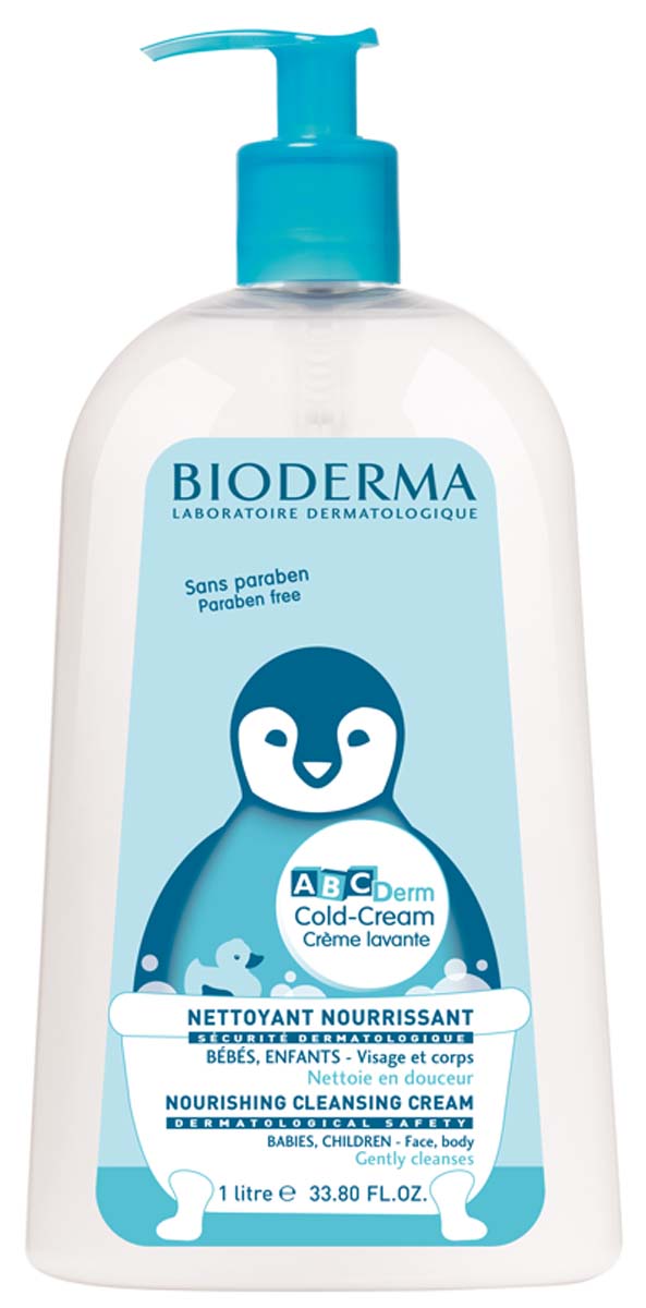 Bioderma ABC Derm Подхранващ измиващ душ-крем 1000 мл
