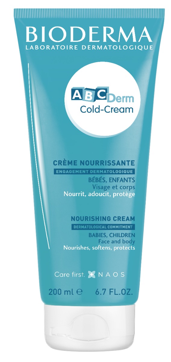 Bioderma ABC Derm Подхранващ колд крем за лице и тяло 200 мл