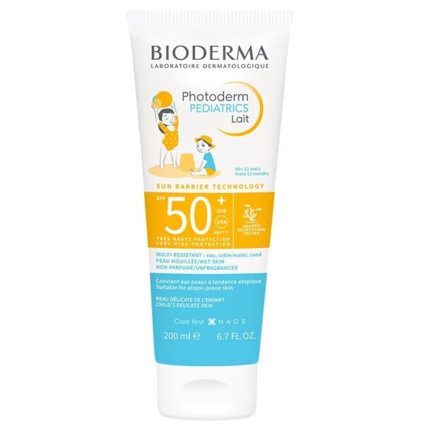 Bioderma Photoderm Pediatrics Lait Слънцезащитно мляко за деца SPF50+ 200 мл