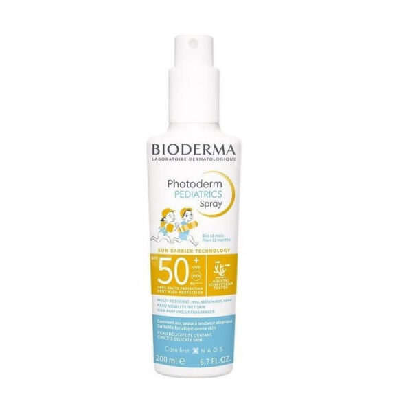 Bioderma Photoderm Pediatrics SPF50+ Слънцезащитен спрей за бебешка и детска кожа 200 мл