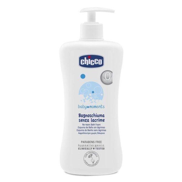 Chicco Baby Moments Пяна за баня без сълзи 0+ 500 мл