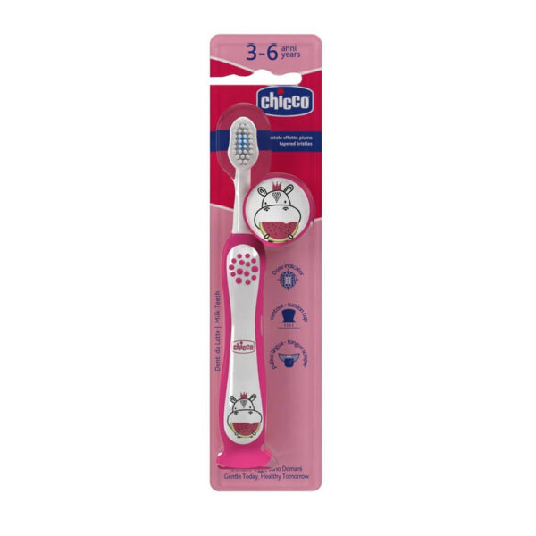 Chicco четка за зъби 3-6Г Хипо