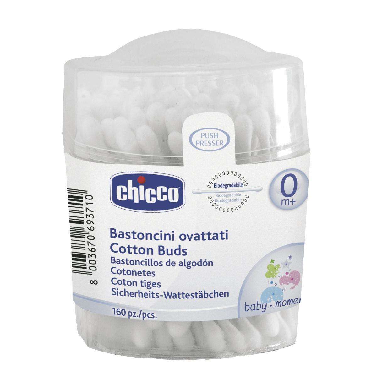 Chicco клечки за уши х160 бр