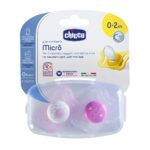 Chicco Physio Micro залъгалка 0-2М силикон момиче 2 бр - Image 2