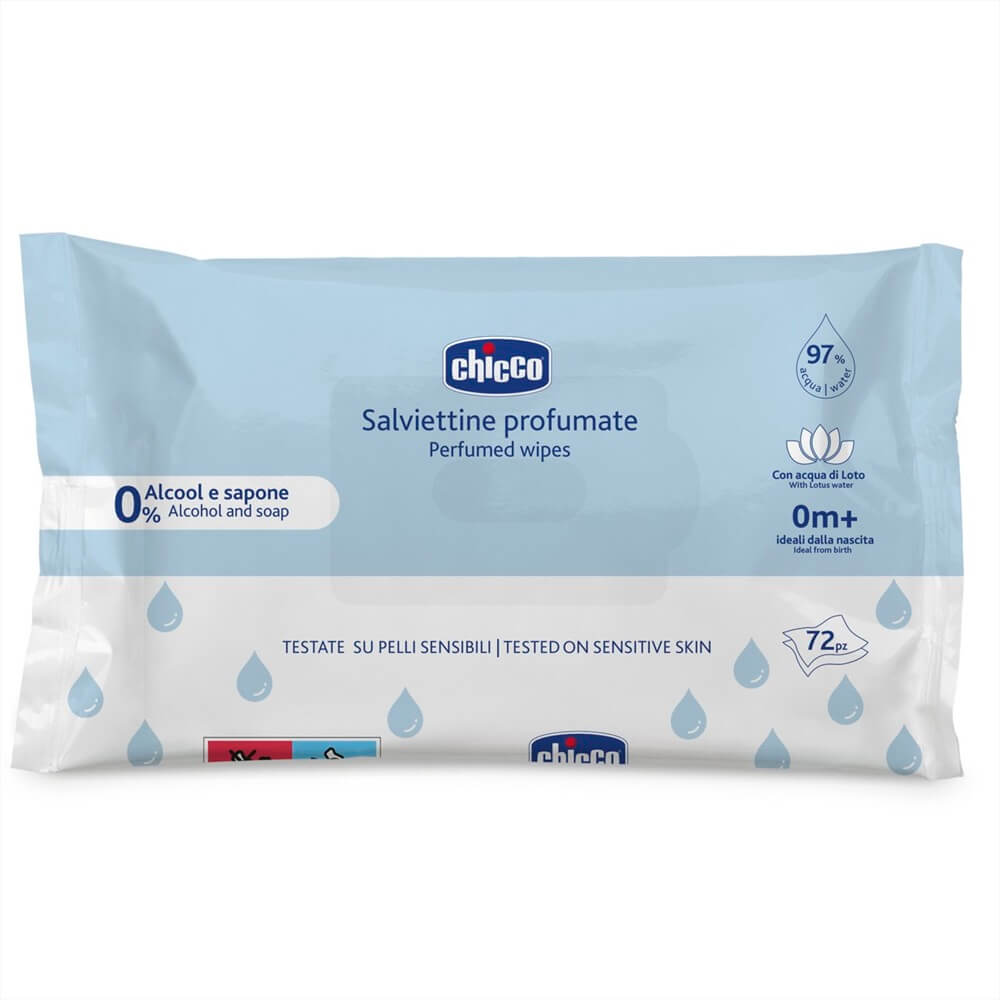 Chicco Почистващи кърпички х 72 бр