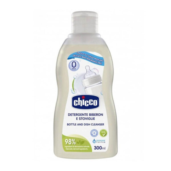 Chicco Препарат за почистване на шишета и съдове 0М+ 300 мл
