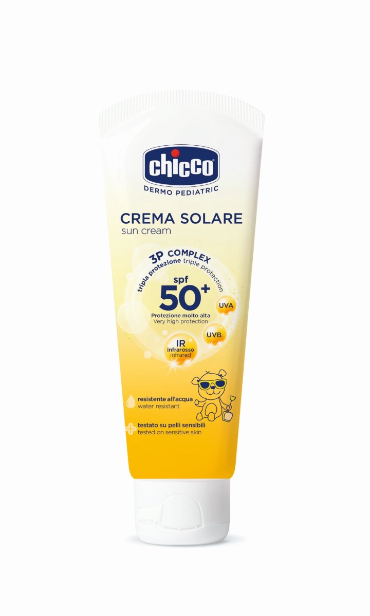 Chicco слънцезащитен крем SPF50+ 0М+ 75 мл