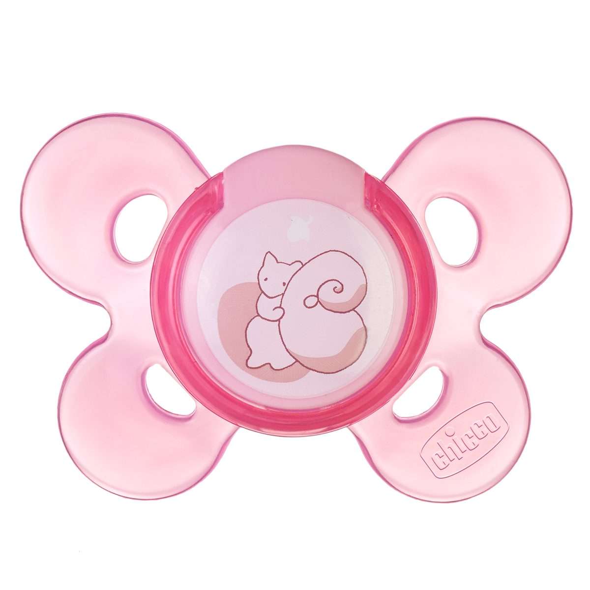 Chicco залъгалка физио комфорт силикон 0-6M момиче х1 бр